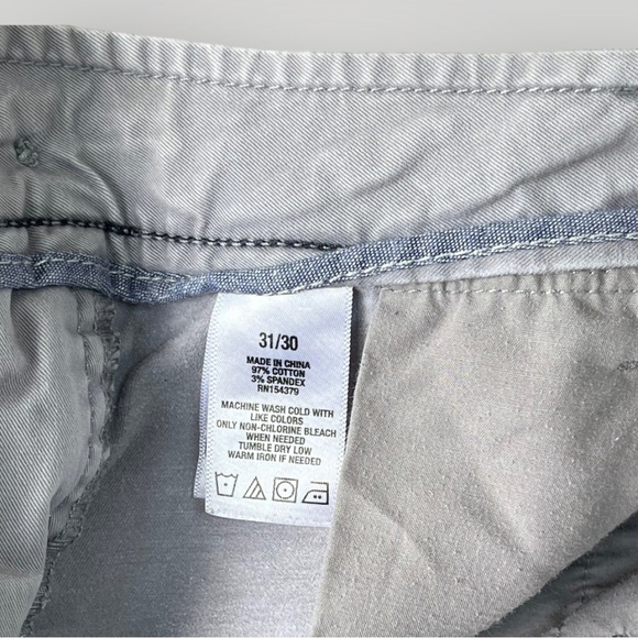 Aeropostale Slim Straight Gray Khaki/Chinos Pants - Picture 9 of 16